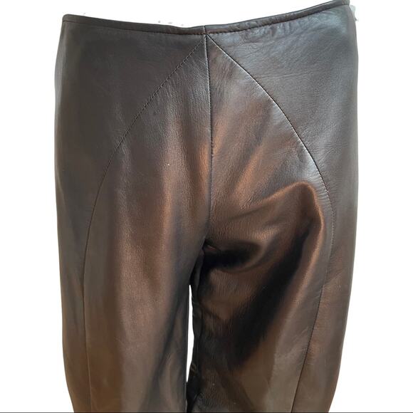 ANGEL SANCHEZ Leather pants black size see comm - Picture 7 of 13